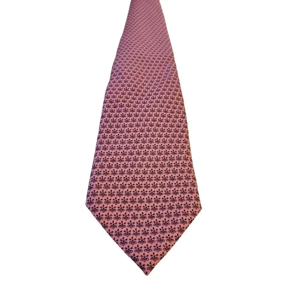 VINEYARD VINES Pink & Blue 100% Silk Neck Tie‎ Custom Collection Made in USA